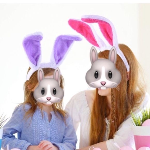 K Bunny Ears Headband - 4 Colors to Choose From - Picture 4 of 5